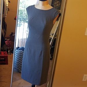 The Limited scoopneck grey dress